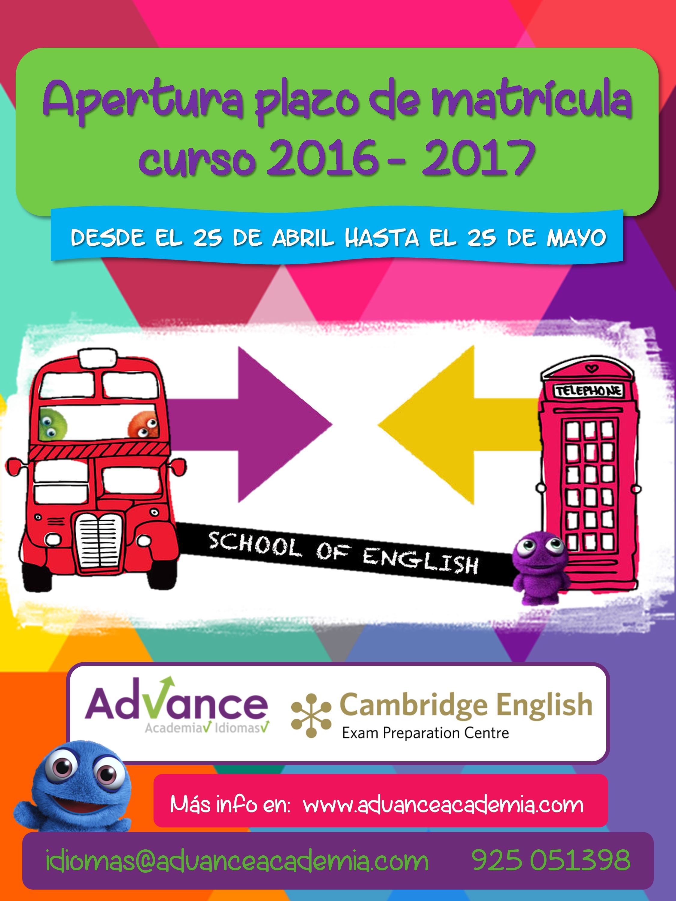 Apertura plazo matrícula 2016-17